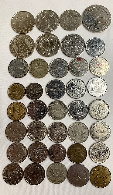 ゲーセン ゲームセンターコイン メダルなど色々 38枚 昭和レトロ _画像1