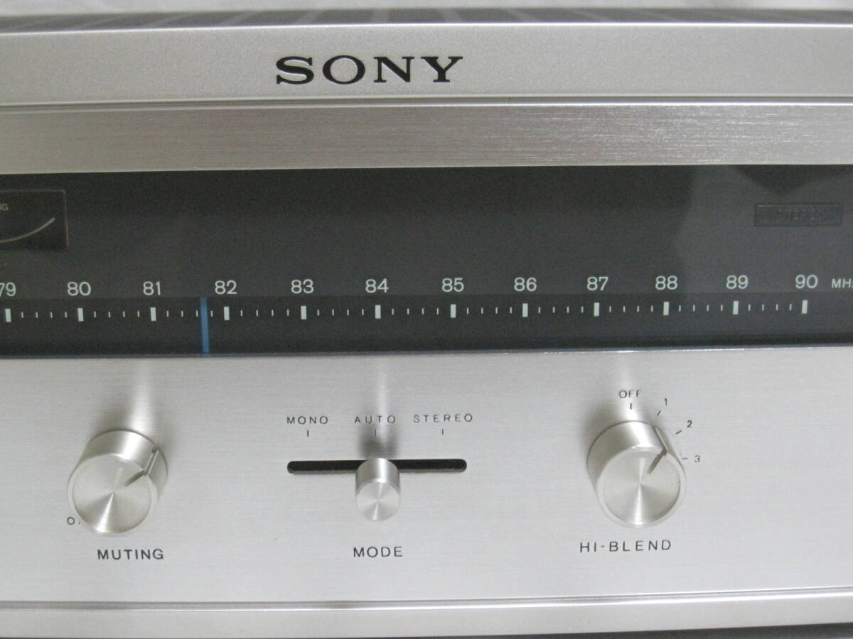 SONY FM STEREO TUNER ST-5000F　通電確認済み_画像4