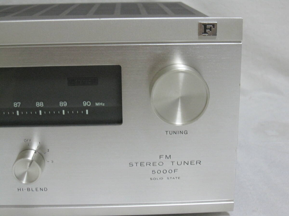 SONY FM STEREO TUNER ST-5000F　通電確認済み_画像5