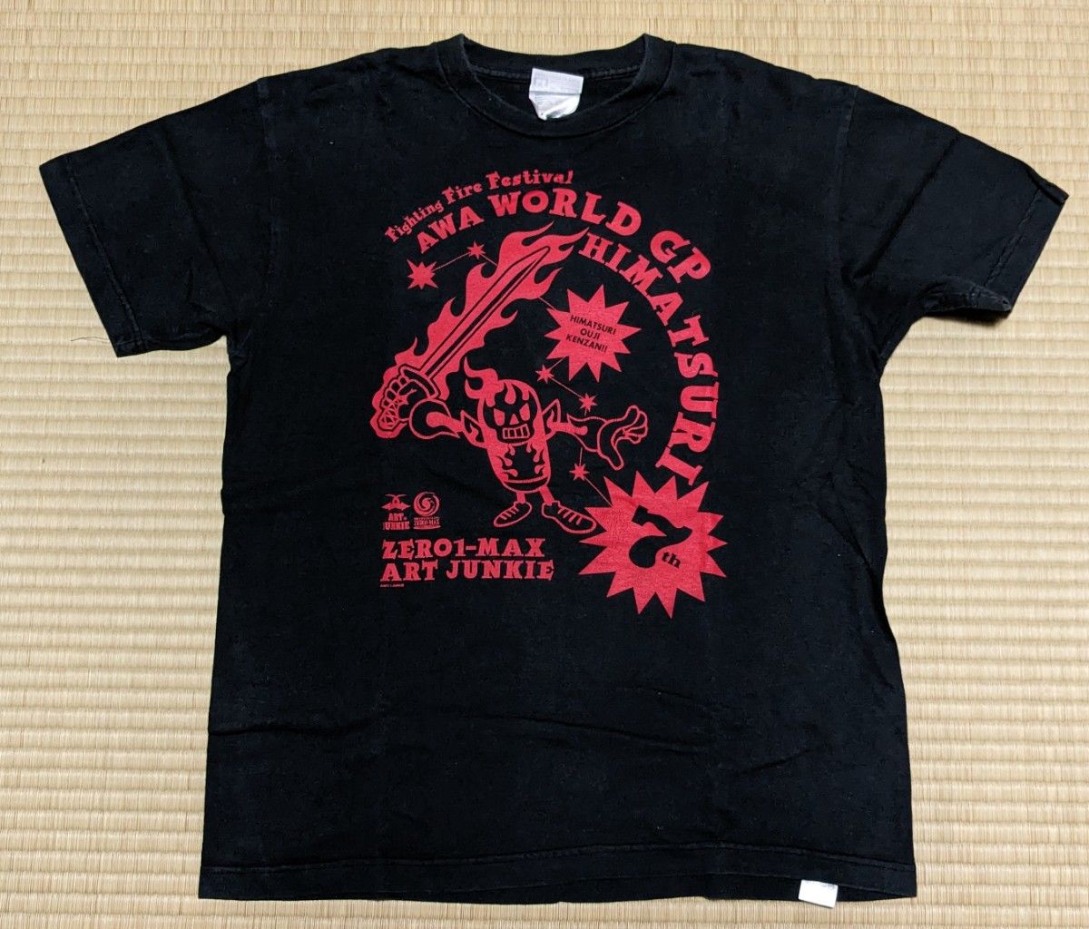 プロレスリングZERO1 火祭り2007 Tシャツ Mサイズ アート プロレスリングZERO1 火祭り2007 Tシャツ Mサイズ アート