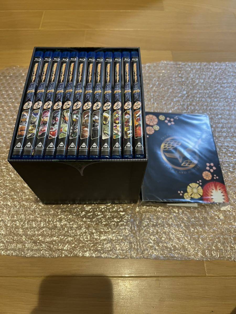 仮面ライダー鎧武 Blu-ray 全12巻セット 全巻収納BOX【初回生産限定】+全巻購入特典カードホルダー付 ブルーレイ ボックス ガイムの画像1