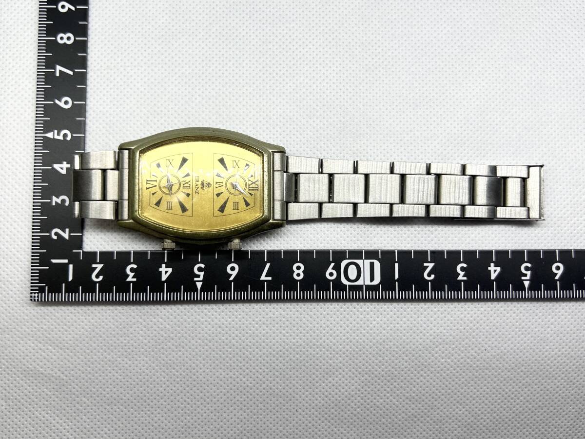 ERANZ デュアルタイム クォーツ 腕時計（Watch）　★同梱可　No.1089_画像9