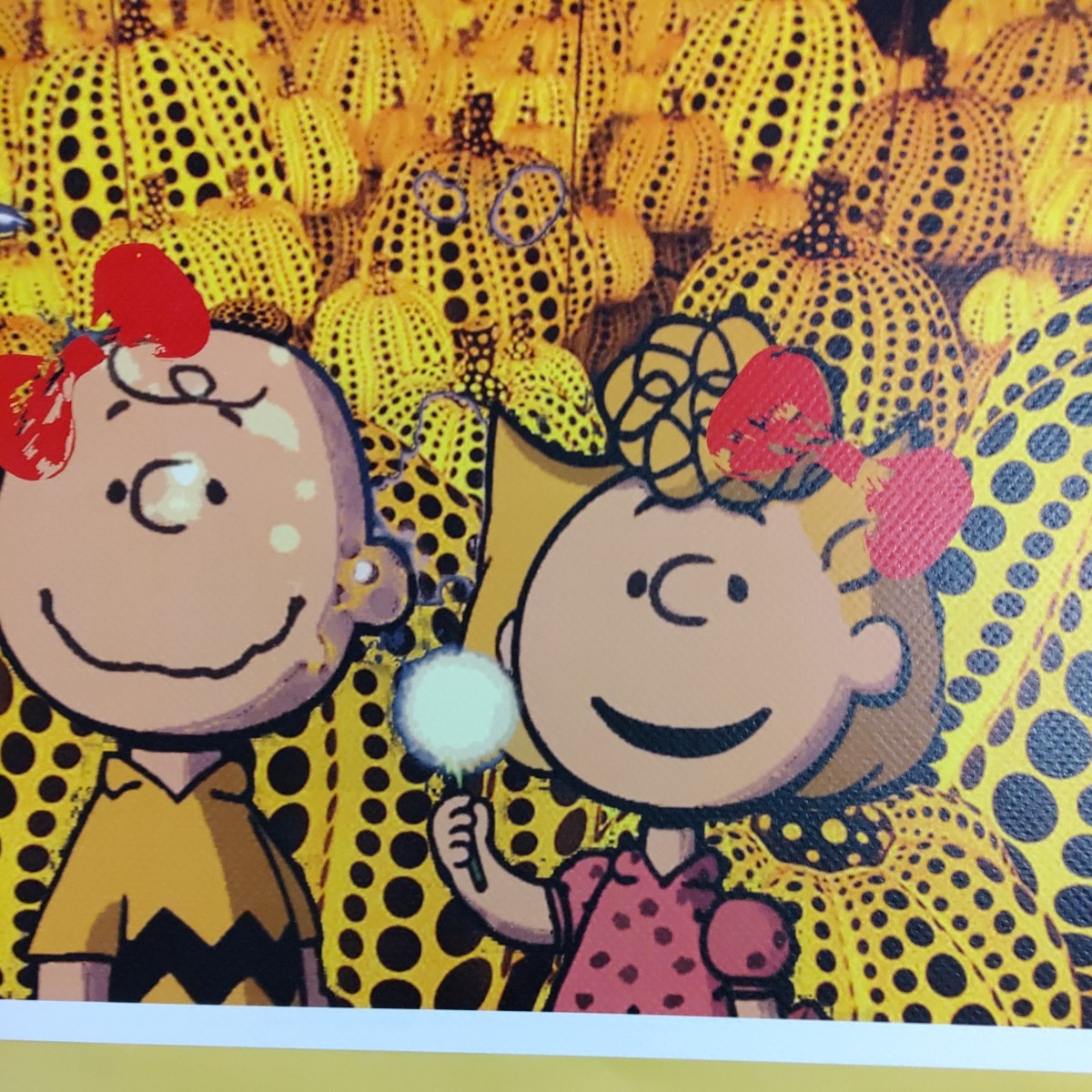 DEATH NYC ограниченный выпуск 100 листов искусство постер SNOOPY Snoopy . промежуток . сырой юг . тыква красный лента Charlie Brown настоящее время искусство 