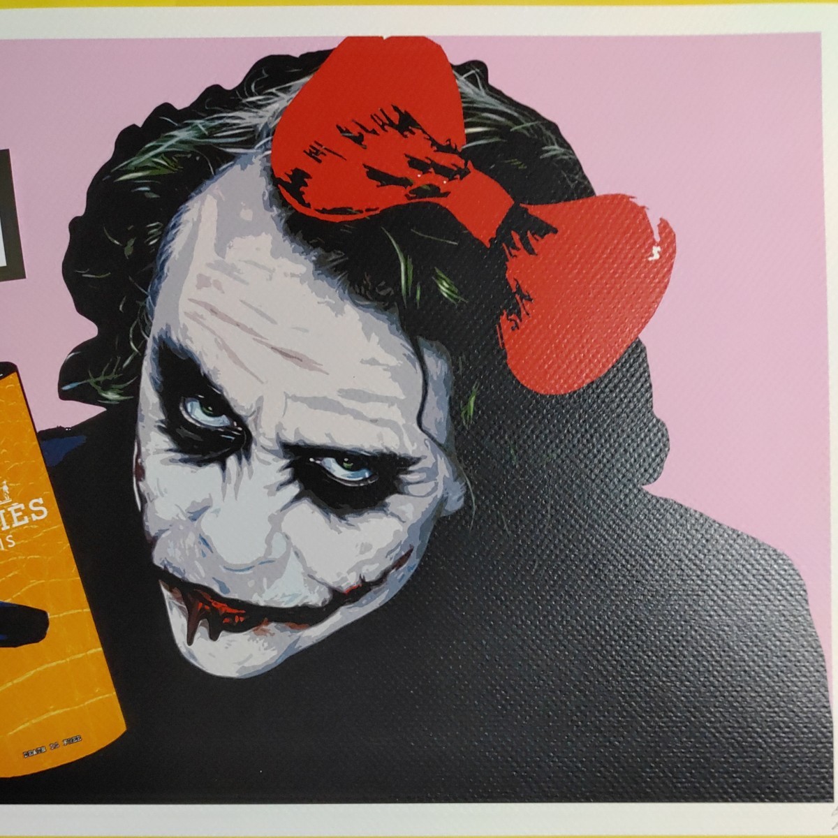 DEATH NYC 世界限定100枚 アートポスター BATMAN バットマン ジョーカー JOKER レッドリボン Spray スプレー缶 Banksy バンクシーの画像4