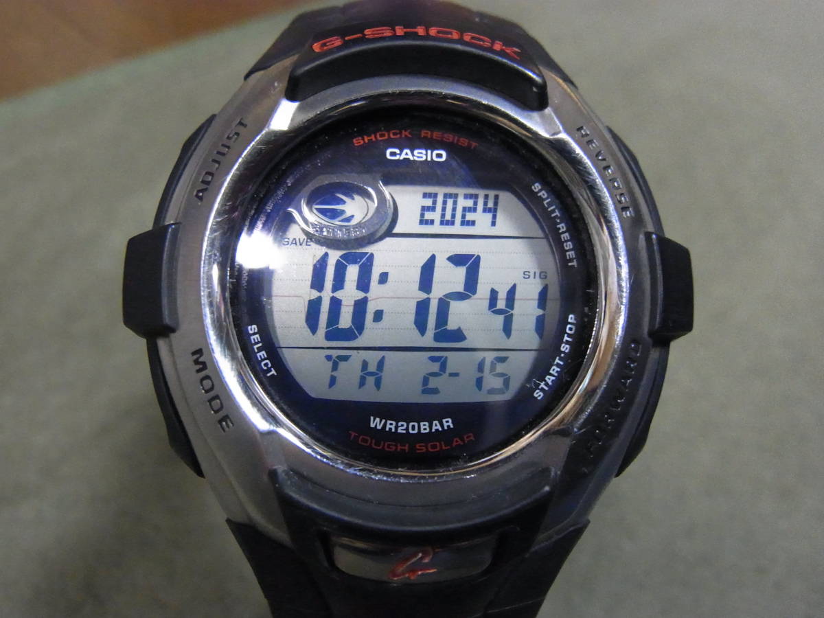 SOLAR稼働品★CASIOカシオ G-SHOCK タフソーラーG-7300/墨入れ加工★_画像1