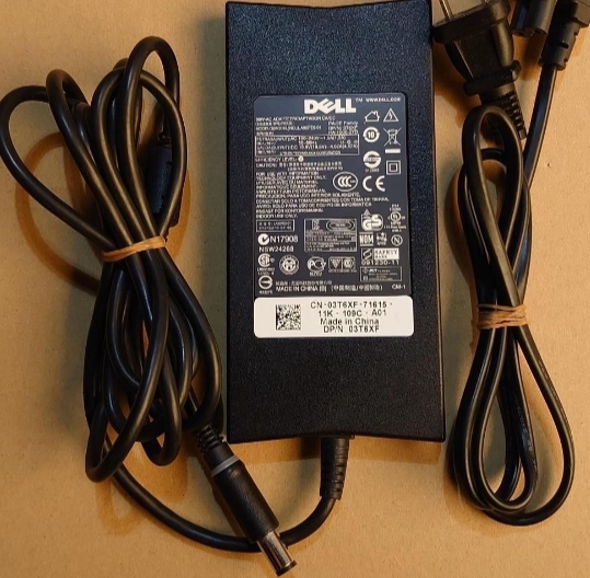 DELL純正 90W 19.5V 4.62A 電源ACアダプターInspiron1520 1525 1526 1545 Latitude E5410/E5500/E5510/E6400/E6410/E6500 等対応 外径7.4mm_画像1