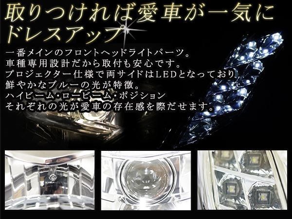 マグザム SG17J SG21J MAXAM プロジェクター LED ヘッドライト青_画像3