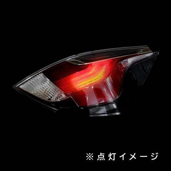 ю 純正交換品 トヨタ アクア アクアクロスオーバー NHP10 NHP10H H26/12～H29/6 中期 LED テールランプ 左右セット クリアレンズ_画像3