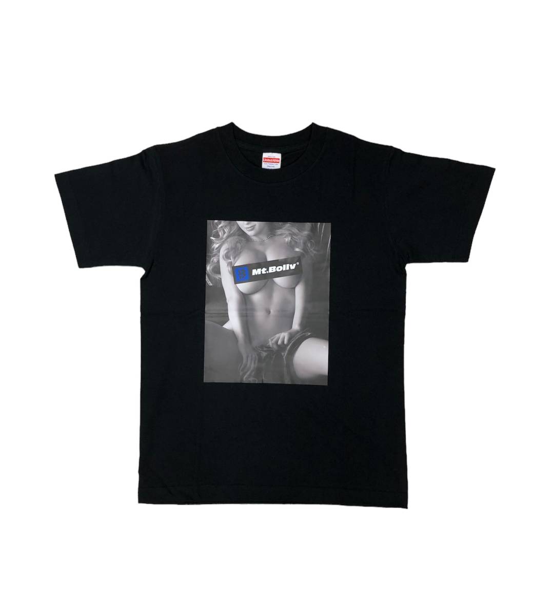 【F-19】　Mt.Bollv　オリジナル　6.2オンス プレミアム Tシャツ　カラー：ブラック　サイズ：S_画像7