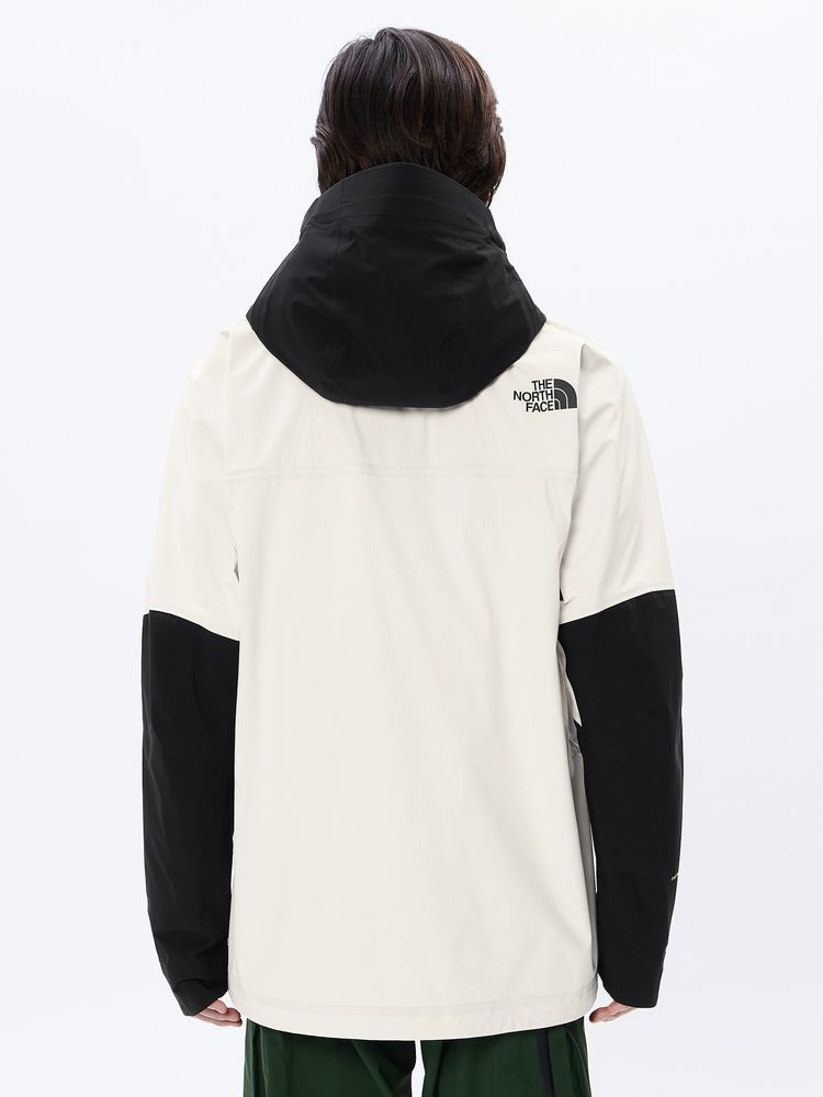 【B-6】size/XL　23-24　THE NORTH FACE　ノースフェイス　NS62303　FL RTG Jacket　ガーデニアホワイト×ブラック(GK)　スノーウェア_画像4