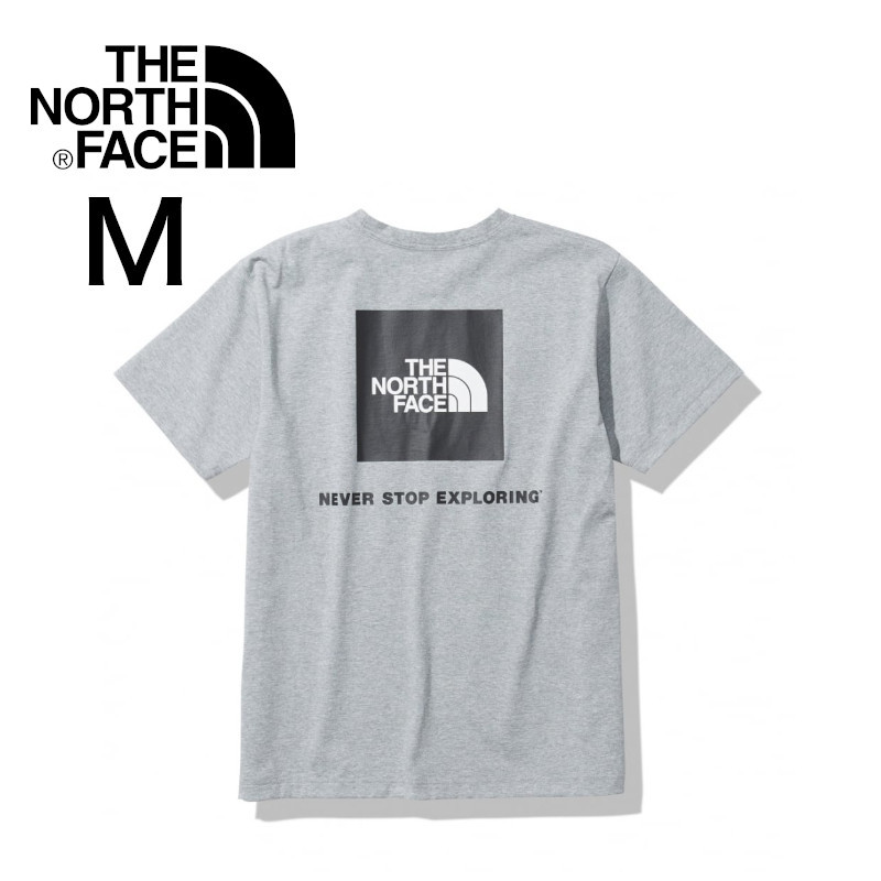 【G-18】　THE NORTH FACE　ノースフェイス　ショートスリーブバックスクエアーロゴティー（メンズ）　NT32350 カラー：Z　サイズ：M