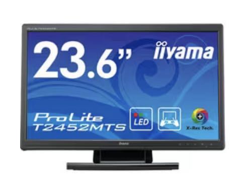 未使用 iiyama PROLITE 23.6型 T2452MTS-B1 イイヤマ ディスプレイ モニター 液晶ディスプレイワイド液晶ディスプレイ ProLite T2452MTS k8_画像1