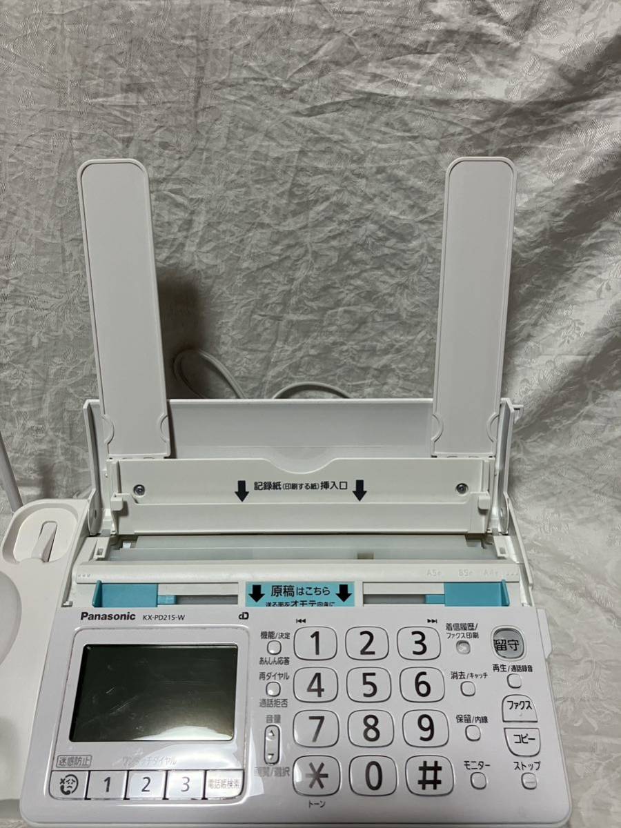  operation Panasonic Panasonic FAX telephone machine KX-PD215-W 19 year made parent machine cordless handset KX-FKD404.....KX-PD215 k771