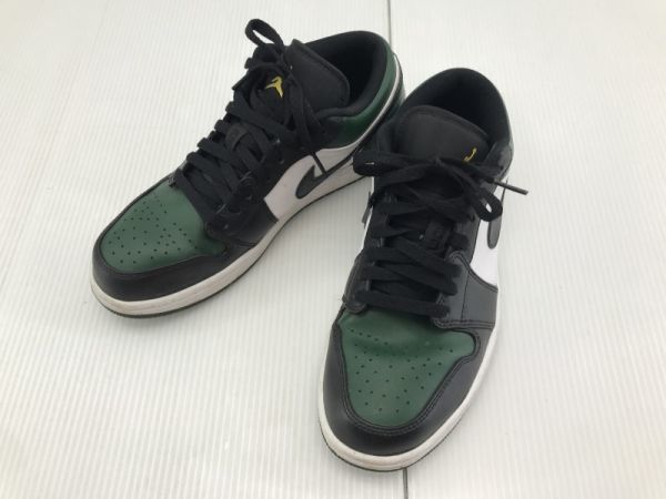 #149/RM673★【本体のみ】【26.5cm】NIKE(ナイキ) AIR JORDAN 1 LOW ”GREEN TOE”553558-371 2021年 メンズ スニーカー_画像1