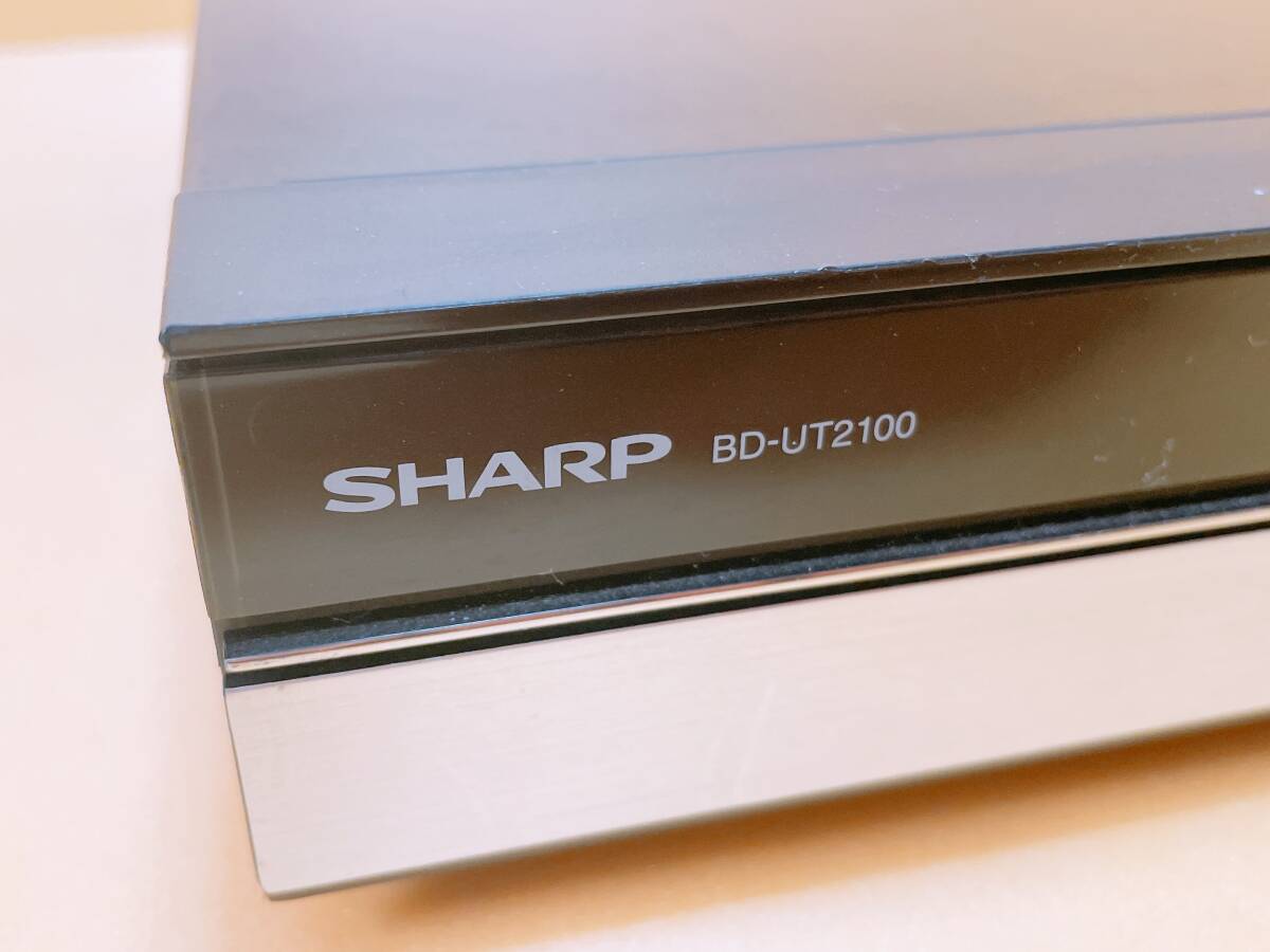 SHARP BD-UT2100 ブルーレイディスクレコーダー　2017年製　リモコン付属品なし_画像2
