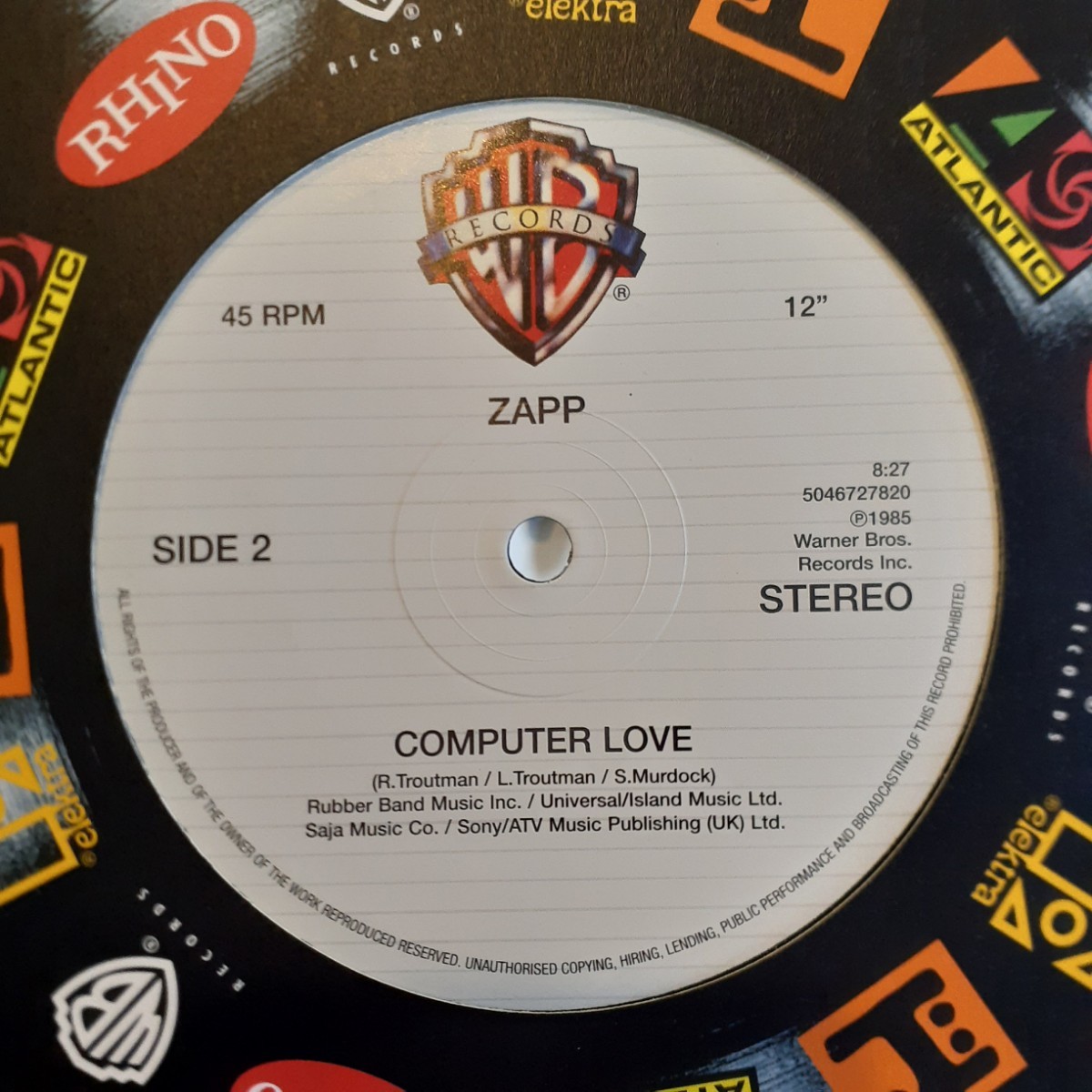 ZAPP / MORE BOUNCE TO THE OUNCE PT Ⅰ & Ⅱ/ COMPUTER LOVE /12インチ/G-RAP ネタ,ウエッサイ,EPMD,2PAC/JOSE PADILLA,バレアリック_画像2