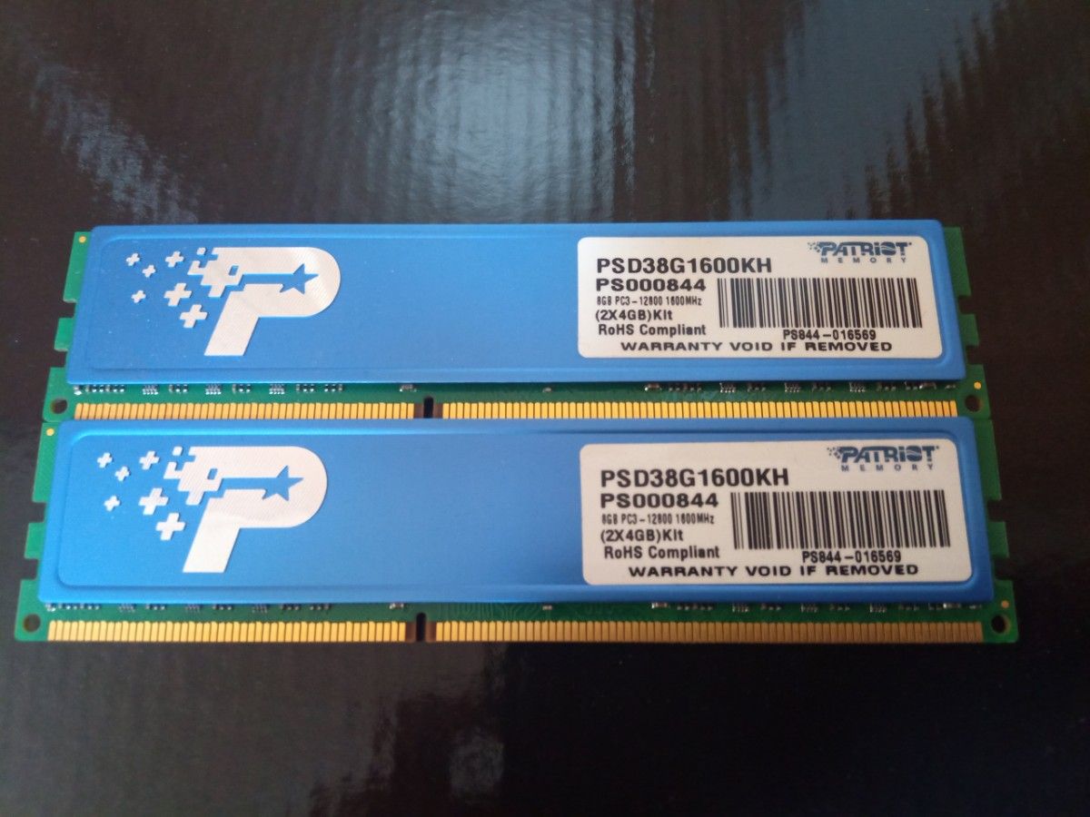 PATRIOT MEMORY PSD38G1600KH 4GB 2枚組(8GB)