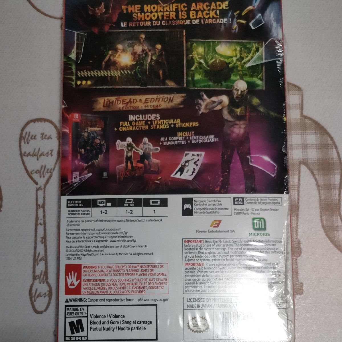 北米版　THE HOUSE OF THE DEAD REMAKE  LIMIDEAD EDITION　新品