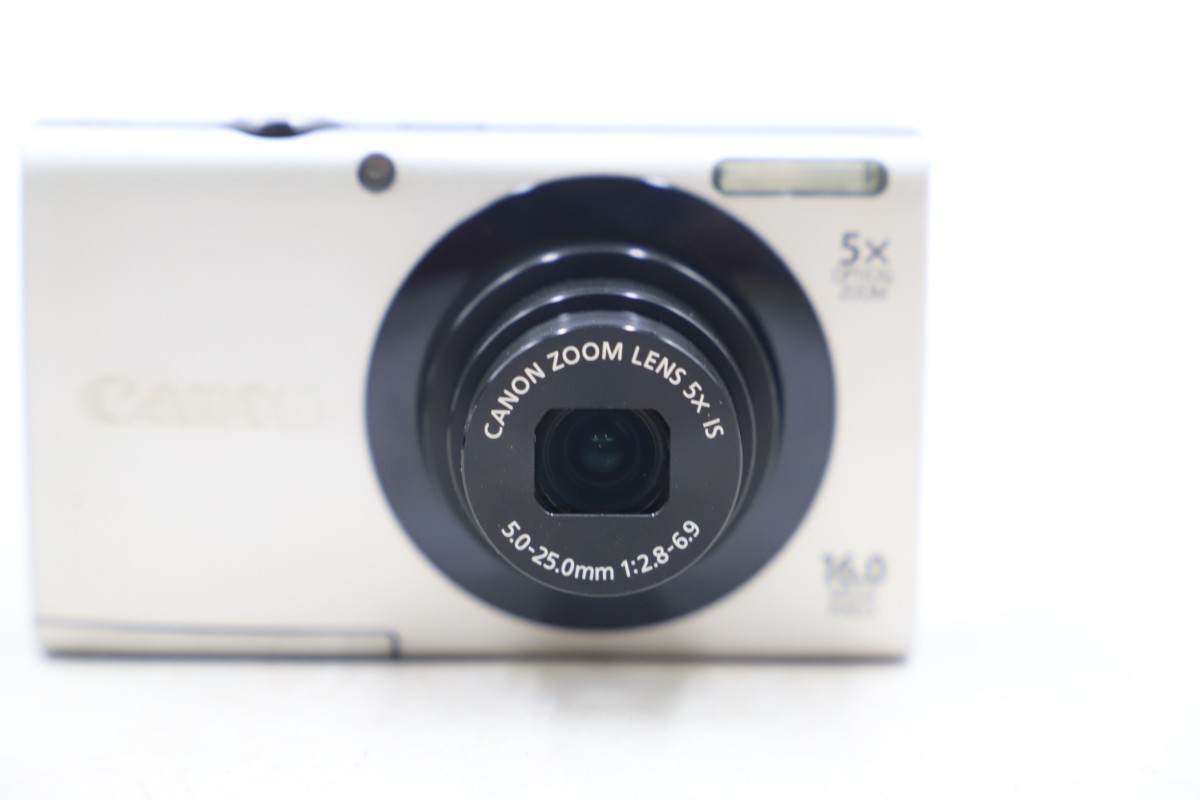 Canon キヤノン PowerShot パワーショット A3400 IS HD/レンズ 5.0-25.0mm 1:2.8-6.9 コンパクトデジタルカメラ デジカメ（E2132）_画像3