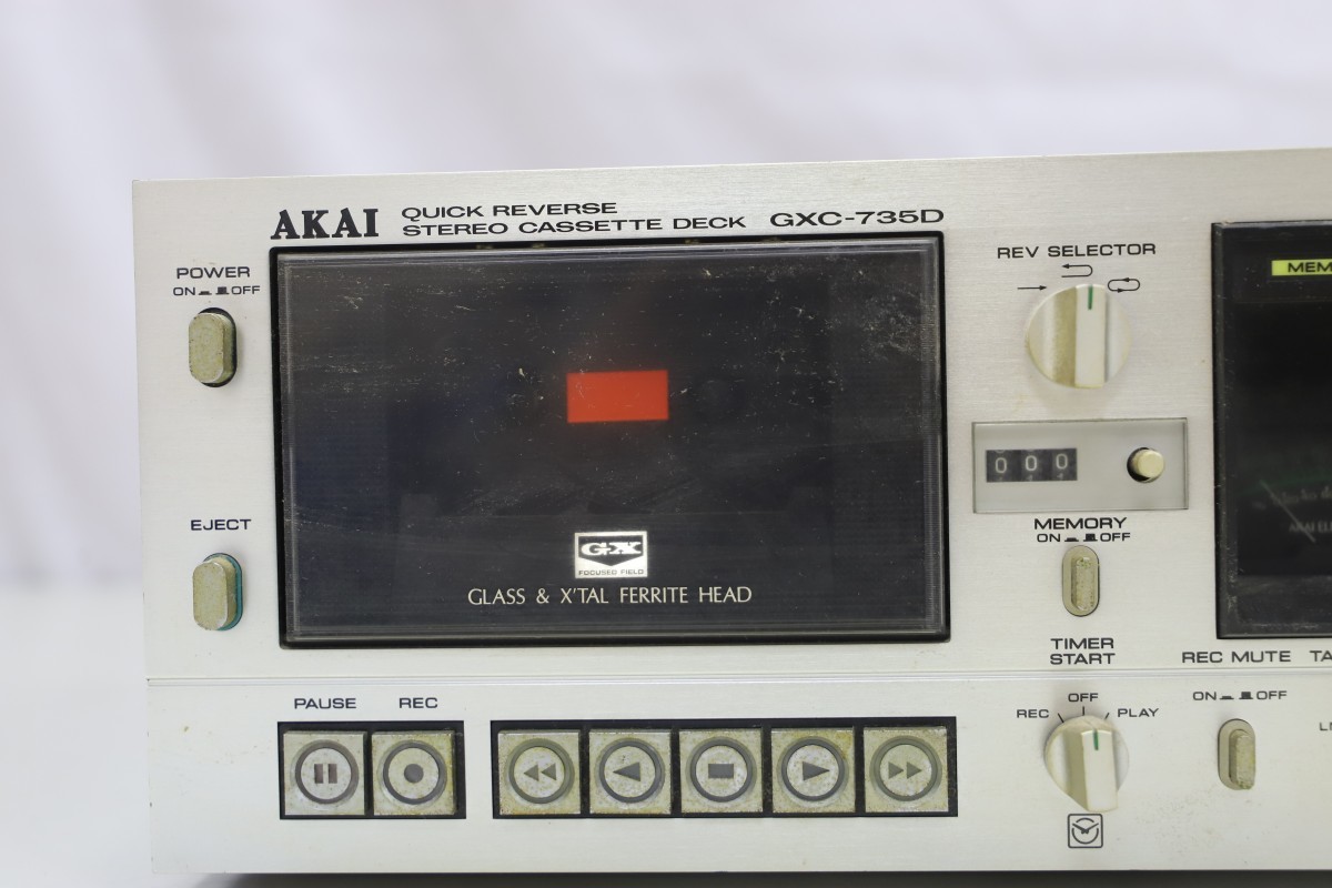AKAI GXC-735D アカイ ステレオカセットデッキ(C2257)_画像2