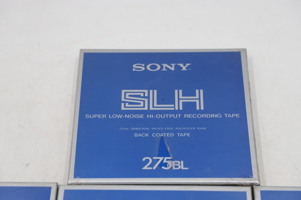 未使用保管品 オープンリールテープ 7点 SONY SLH-7-550-BL/SLH-550-BL/SLH-370-BL/SLH-72-275-BL/Scotch 218-R90C ソニー(A2383)_画像2