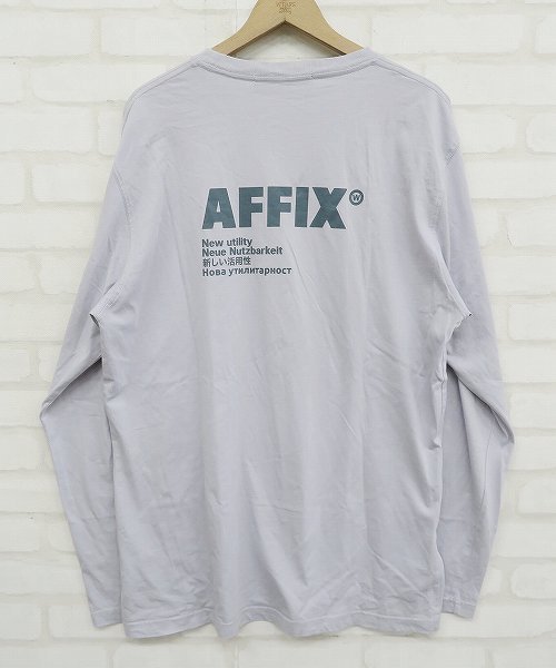 6T0435【クリックポスト対応】AFFIX BASIC L■S T-SHIRT アフィックス 長袖Tシャツ