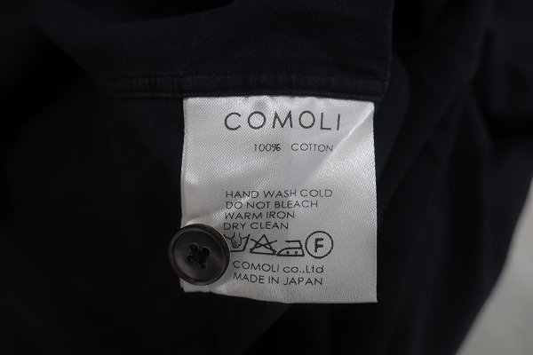 6T4644■COMOLI レギュラーカラーシャツ 101-02001 コモリの画像5