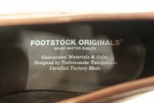 2S4084■未使用品 FOOTSTOCK ORIGINALS MIL LOAFER フットストックオリジナルズ ミルローファー_画像5