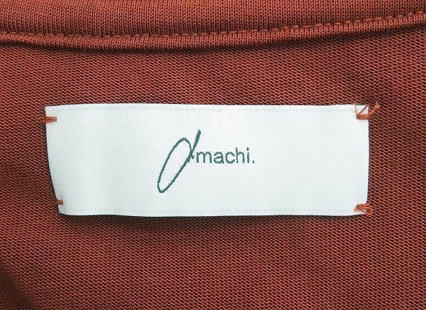 5T9925■amachi AY-6-15 Contour Line T-Shirt アマチ オーバーサイズTシャツ_画像3