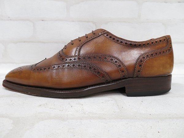 2S3667■ステファノビ 伊勢丹別注 フルブローグウイングチップシューズ STEFANOBI