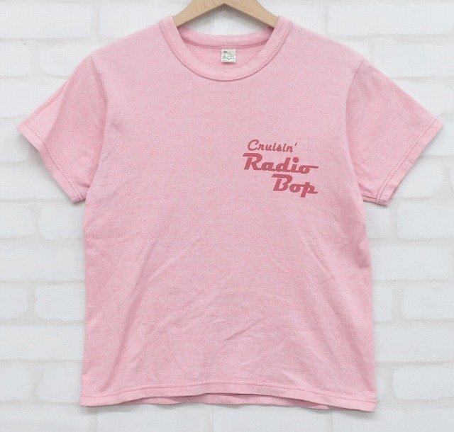 5T7667【クリックポスト対応】 フラットヘッド パームスレーベル 半袖Tシャツ THE FLAT HEAD PALMSLABEL_画像1