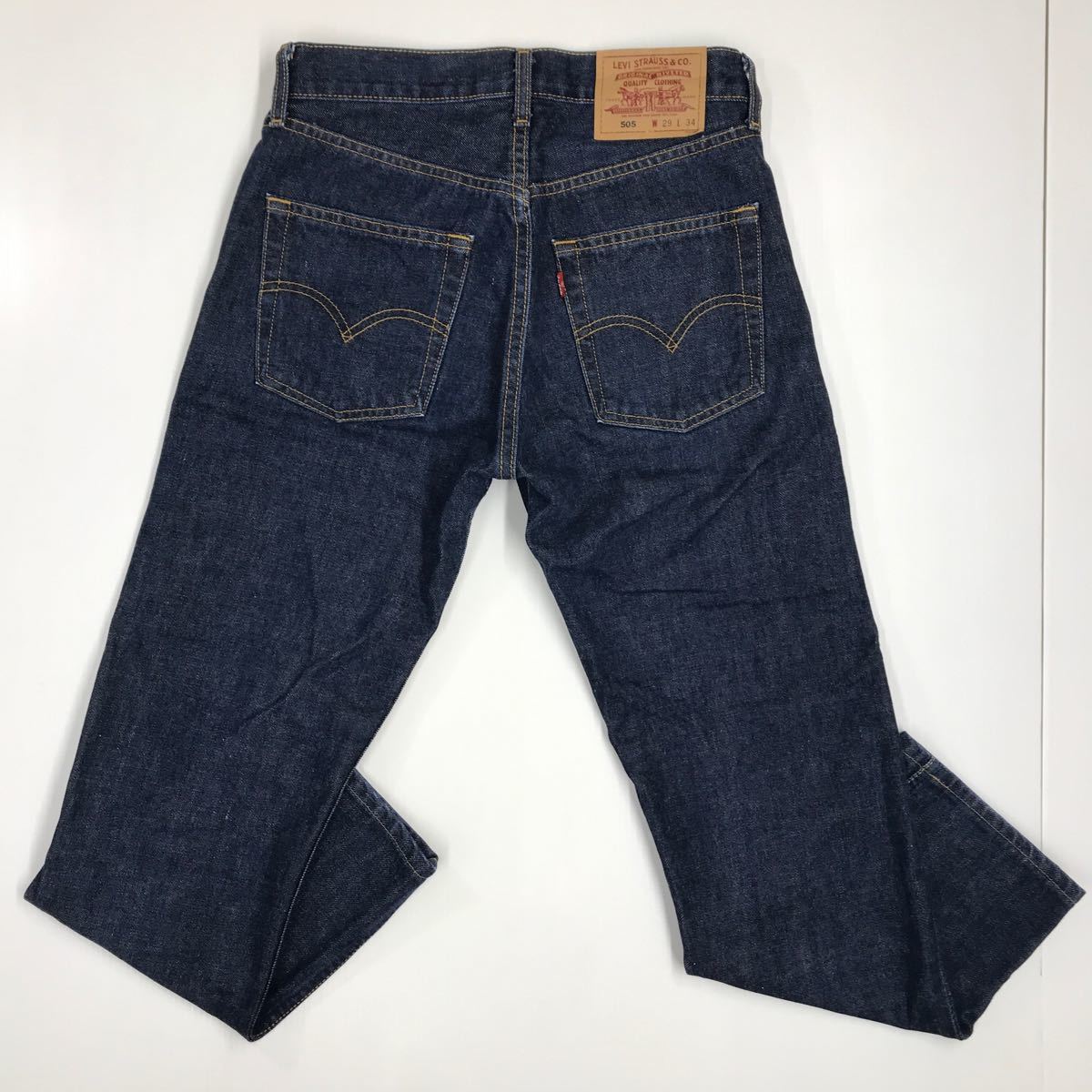 LEVI'S リーバイス 505 デニムパンツ　濃紺　ジーパン　Gパン　W29 32-95a_画像4