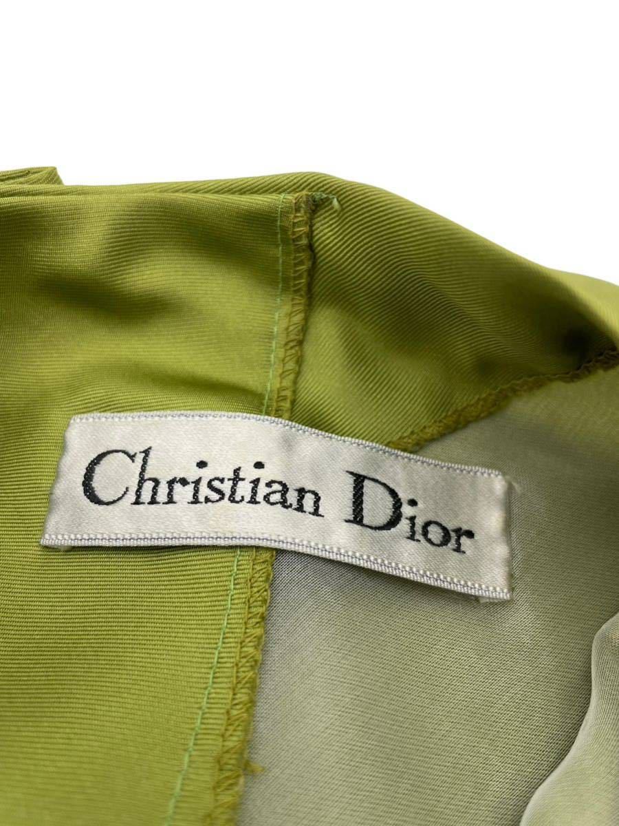【Christian Dior 】トップス　くるみボタン　カーキ　L_画像9