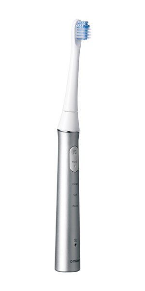 オムロン/OMRON メディクリーン 音波式電動歯ブラシ シルバー 充電式 HT-B322-SL_画像1