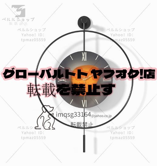 　壁掛け時計　シンプル　デザイン　復古　アイデア　静音　電池式　家庭用　事務室用　多彩な文字盤_画像1