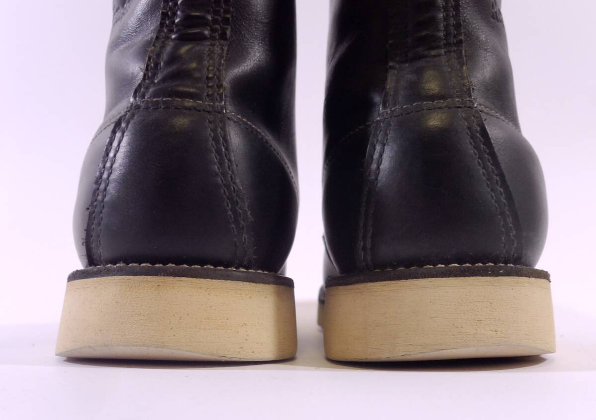 極上革質/REDWING 超希少1998年製/90s極上革 旧羽タグ 8130/8179 9D ブラック/黒レザー 使用回数の少ない美品 アイリッシュセッター_ソールの減りもほとんどない美品、一生物