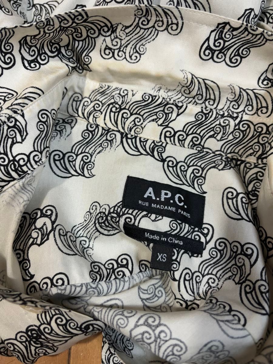 アーペーセー A.P.C. 長袖シャツ 柄シャツ