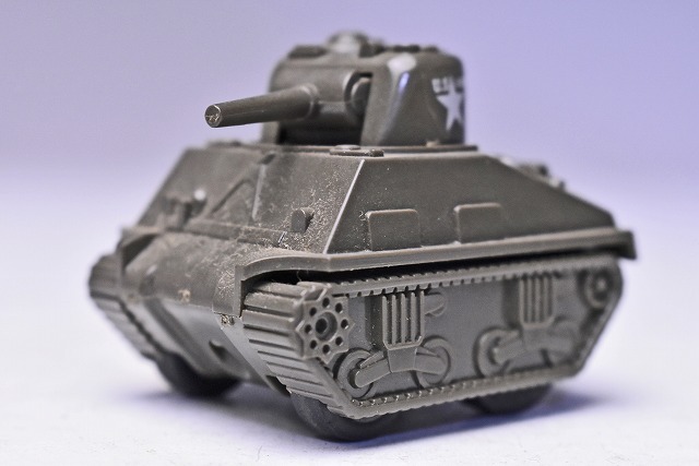 【コンバット チョロＱ】40★M-4 SHERMAN U.S TANK★NO.C-10★ブラウン★アメリカ軍★当時物★TAKARA★タカラ★_画像9