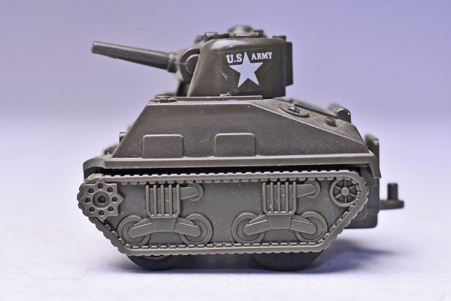 【コンバット チョロＱ】40★M-4 SHERMAN U.S TANK★NO.C-10★ブラウン★アメリカ軍★当時物★TAKARA★タカラ★_画像3