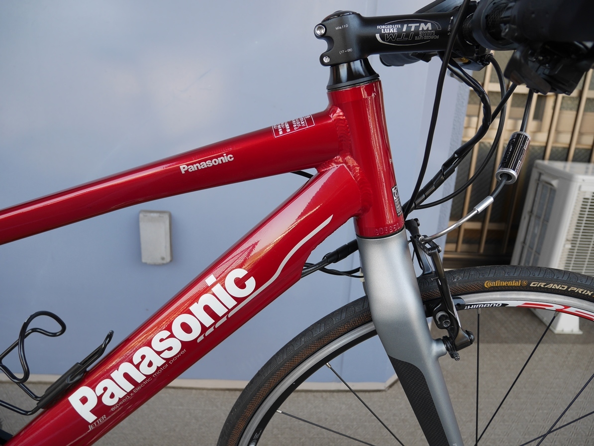 * хорошая вещь!! Panasonic велосипед с электроприводом JETTER Jetta - custom Trek карбоновый вилка SIMANO 700x25C Continental TIAGRA