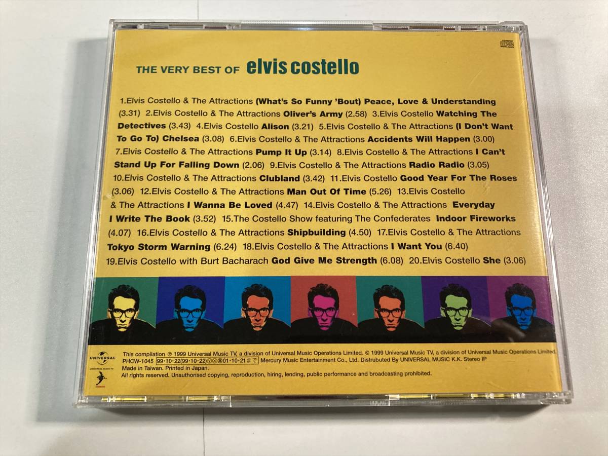 【1】M7739◆The Very Best Of Elvis Costello◆ベスト・オブ・エルヴィス・コステロ◆国内盤◆_画像2