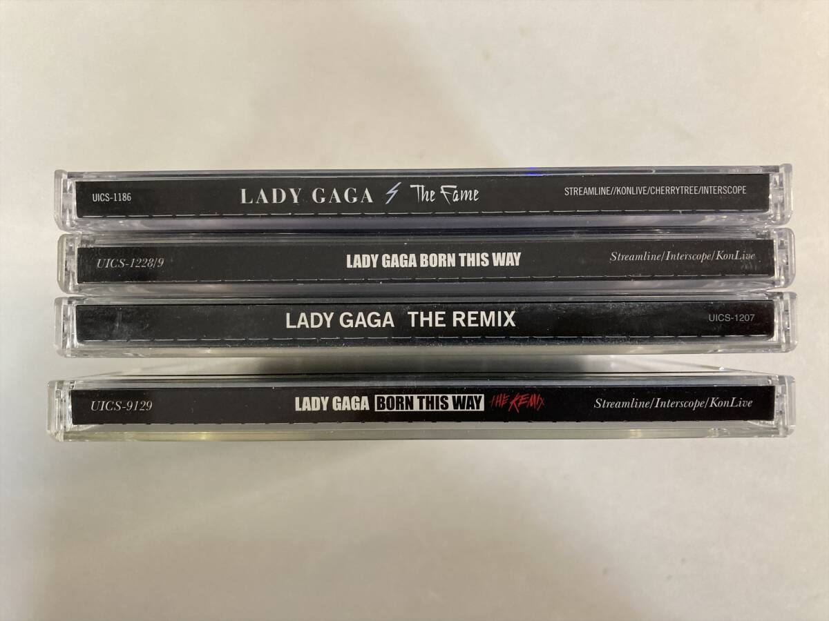 W8305 レディー・ガガ 国内盤 4枚セット｜Lady Gaga The Fame Born This Way The Remix ザ・フェイム ボーン・ディス・ウェイの画像3