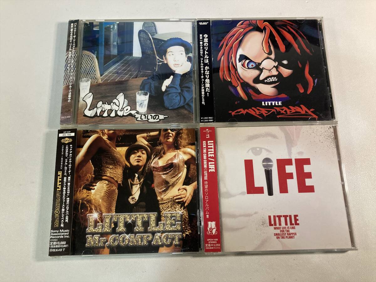 W8391 LITTLE CD 帯付き 4枚セット｜リトル いいの Mr.COMPACT LIFE CHILD PLAY KICK THE CAN CREW キック・ザ・カン・クルー_画像1