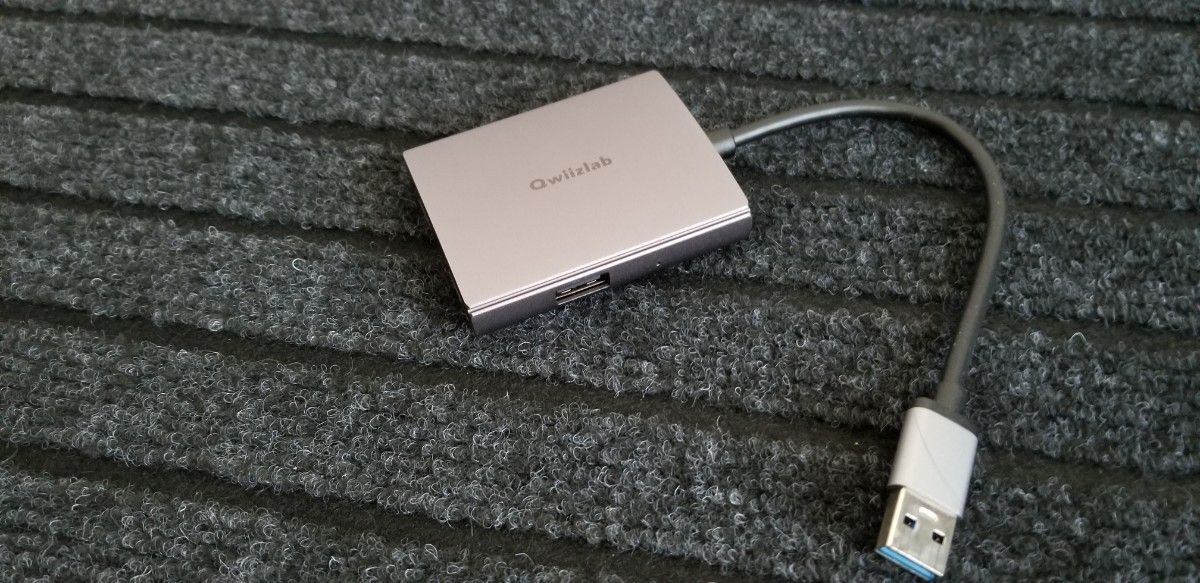 Qwiizlab USB HDMI 変換アダプタ、USB 3.0対応デュアルHDMIディスプレイアダプタ 