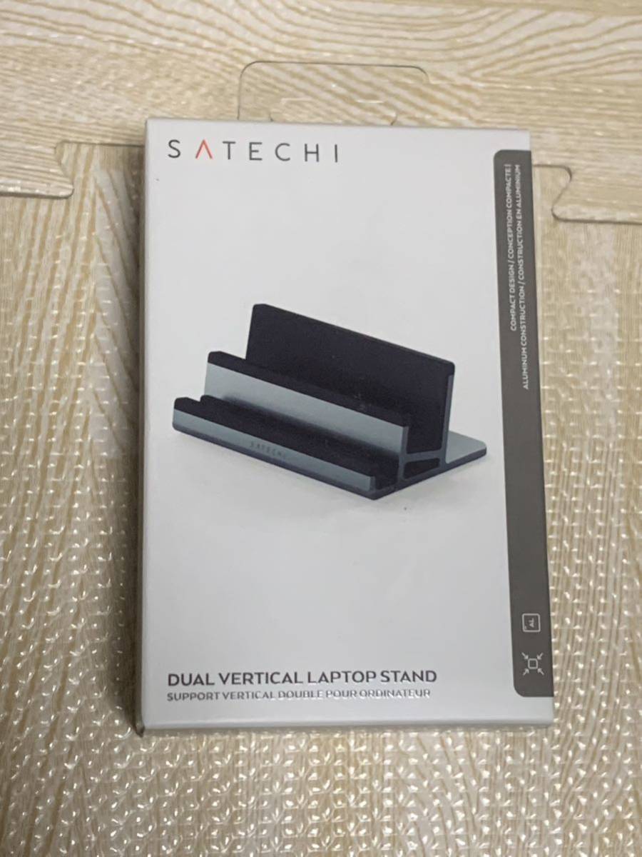 Satechi デュアル バーティカル アルミニウム スタンド (MacBook Pro/Air, iPad Proなどノートパソコン、タブレット、スマートフォン対応)の画像8