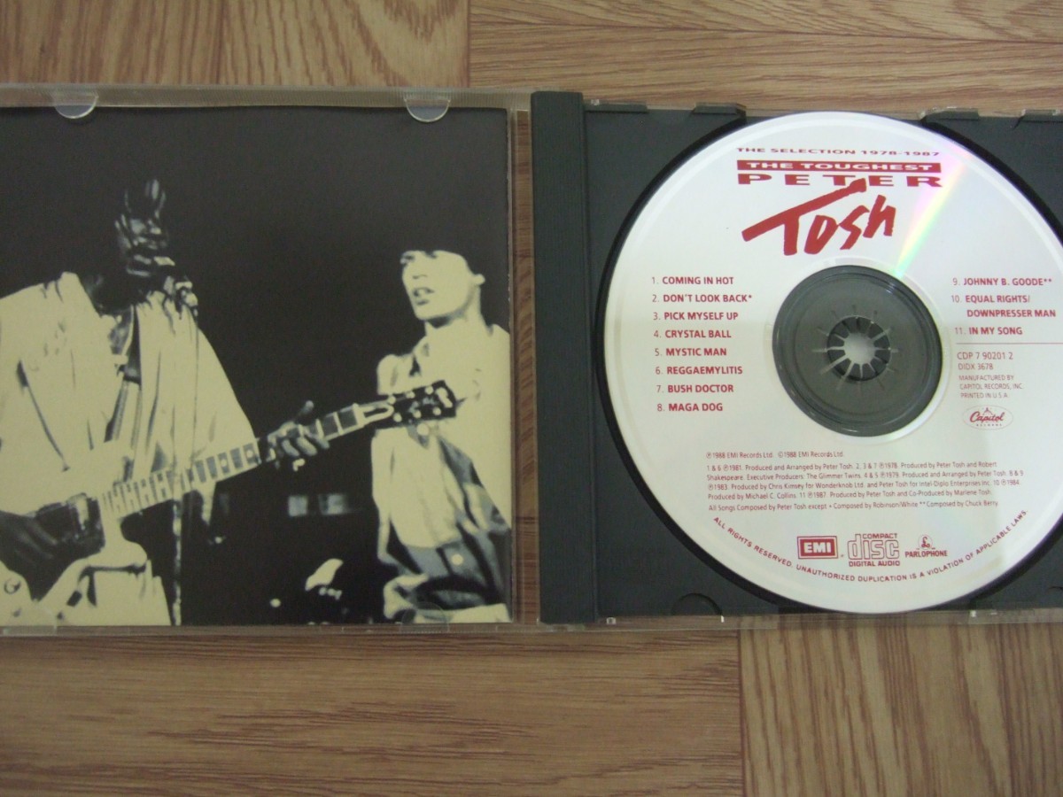 【CD】ピーター・トッシュ PETER TOSH / THE TOUGHEST　米盤_画像3