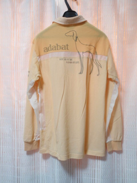 サイズ48（M)◆《ADABAT／アダバット》◆サイドメッシュで涼しい！長袖ポロシャツ！◆1回着／新品に近い！_画像6