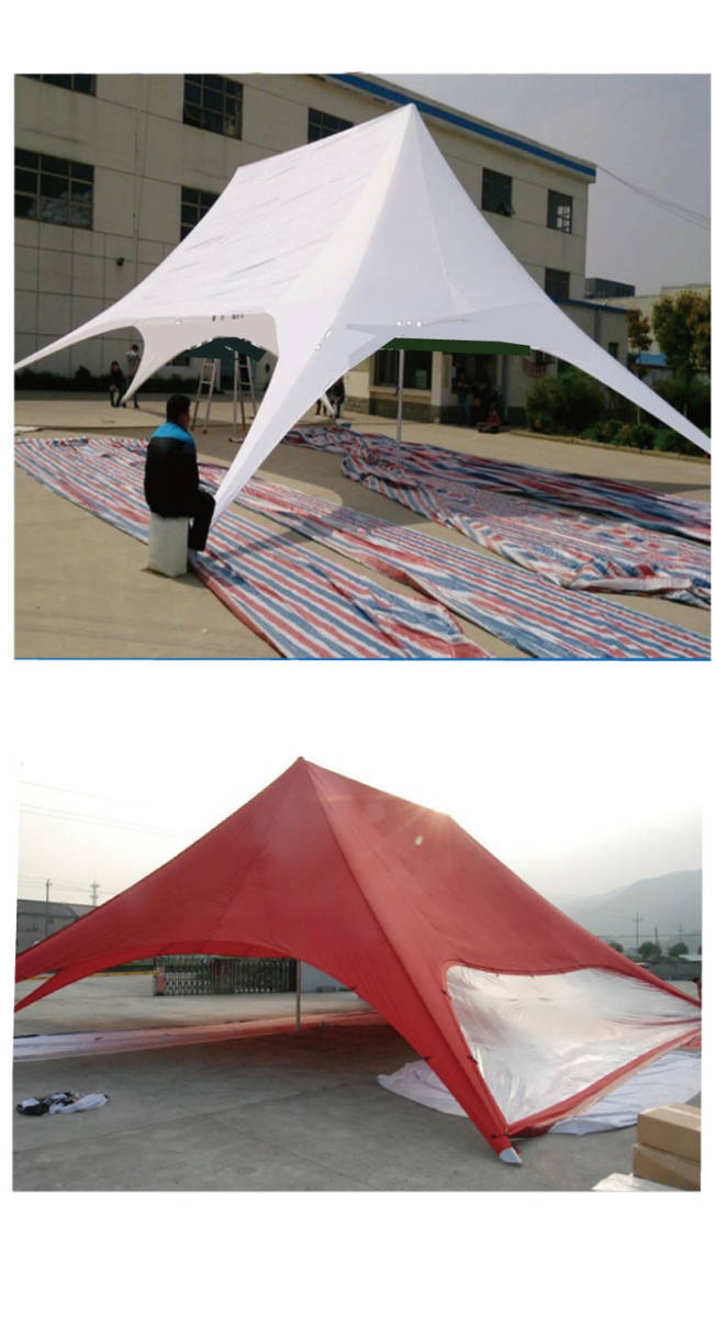  that size. signboard tent.. stage, eat and drink place, acceptance,. shop etc. how about??
