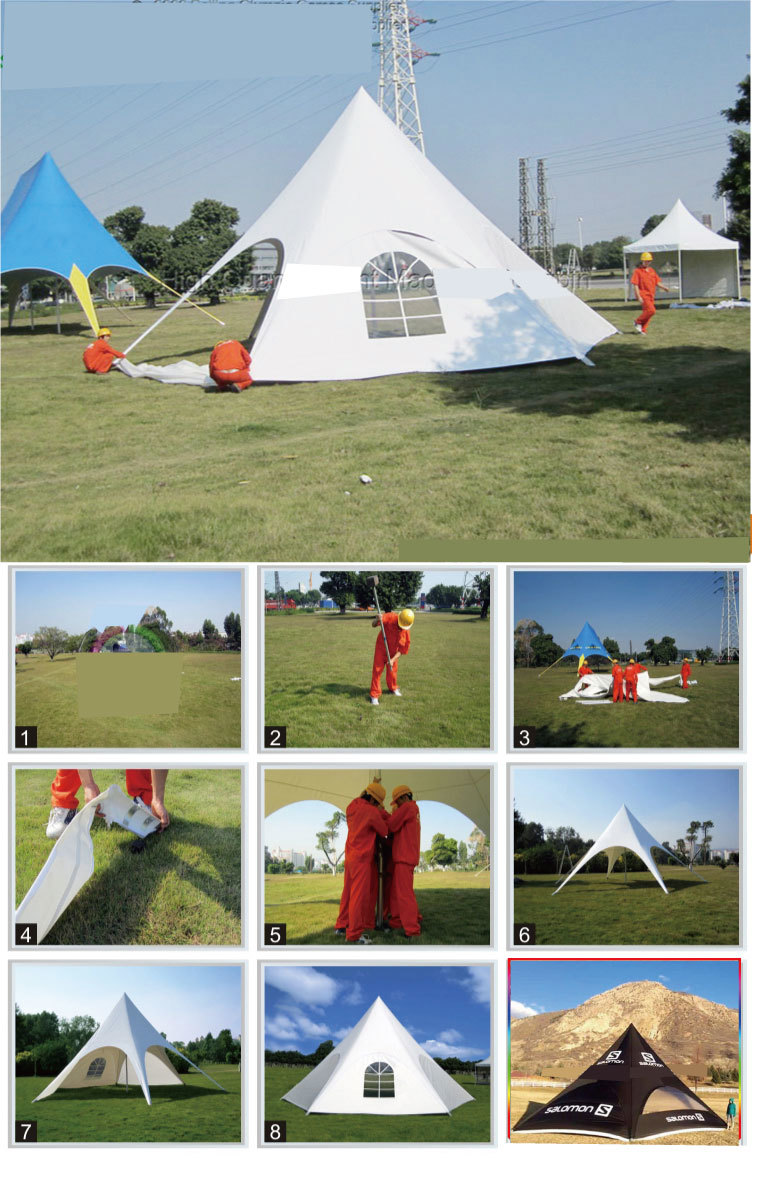  use fully. conspicuous tent..
