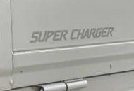 【スバル純正☆新品】　サンバー　≪SUPER CHARGER≫　ステッカー デカール スーパーチャージャー　_画像2
